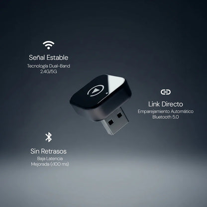 Adaptador CarPlay AutoTech™ - Conexión instantánea y sin cables