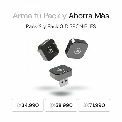 Adaptador CarPlay AutoTech™ - Conexión instantánea y sin cables