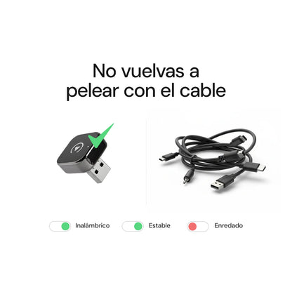 Adaptador CarPlay AutoTech™ - Conexión instantánea y sin cables
