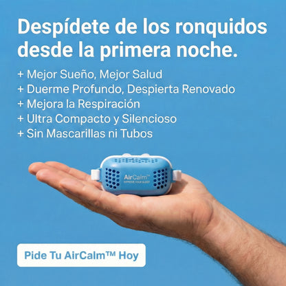 AirCalm™ Dispositivo Anti-Ronquidos – Sueño Tranquilo y Respiración Natural